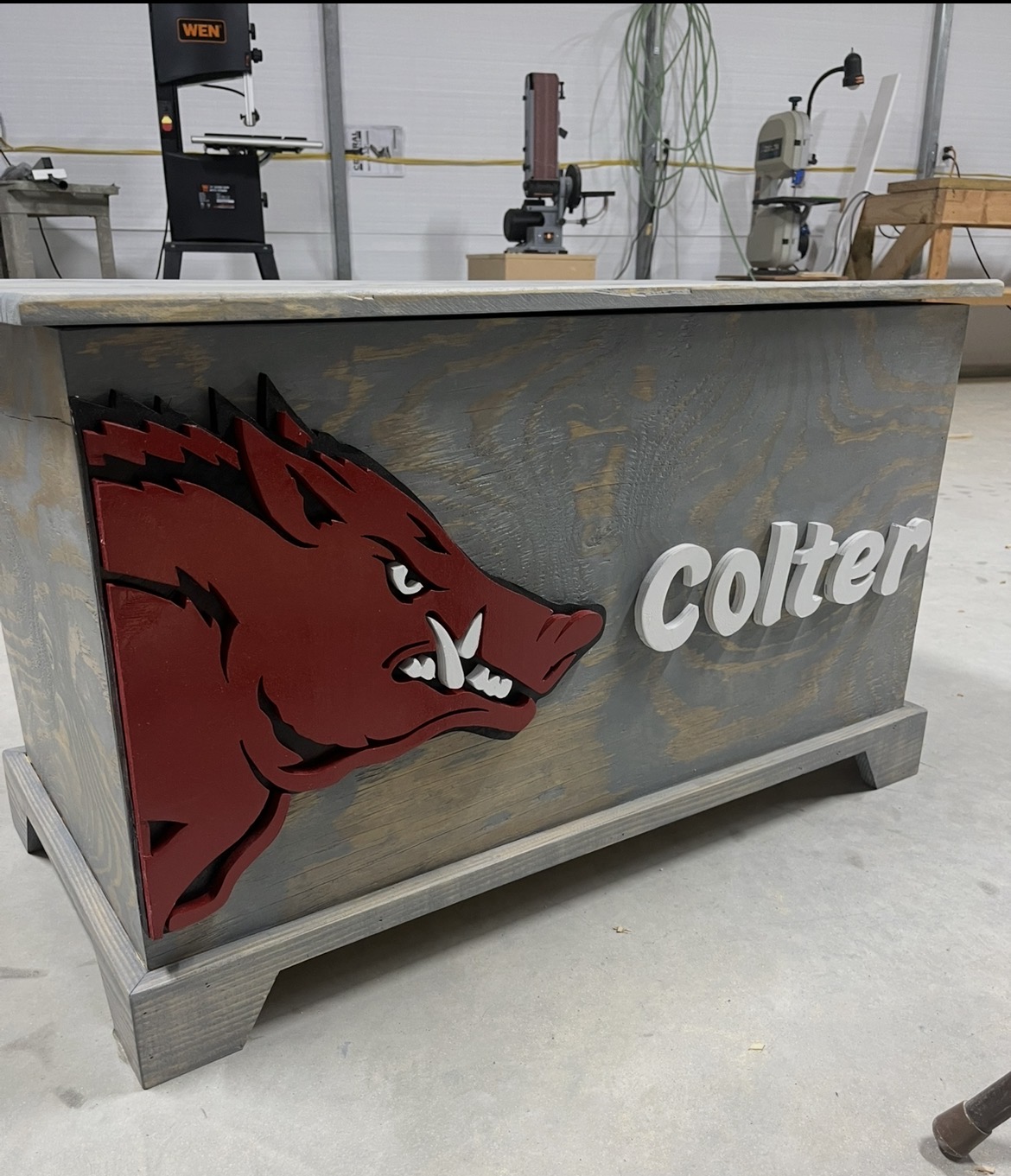 Custom Toy Boxes, examples of handmade wooden signs by Martin's Woodwork
